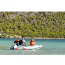 Boat Aqua Marina Aircat Inflatable Catamaran Series 9'4 Foldable With Dwf Air Deck