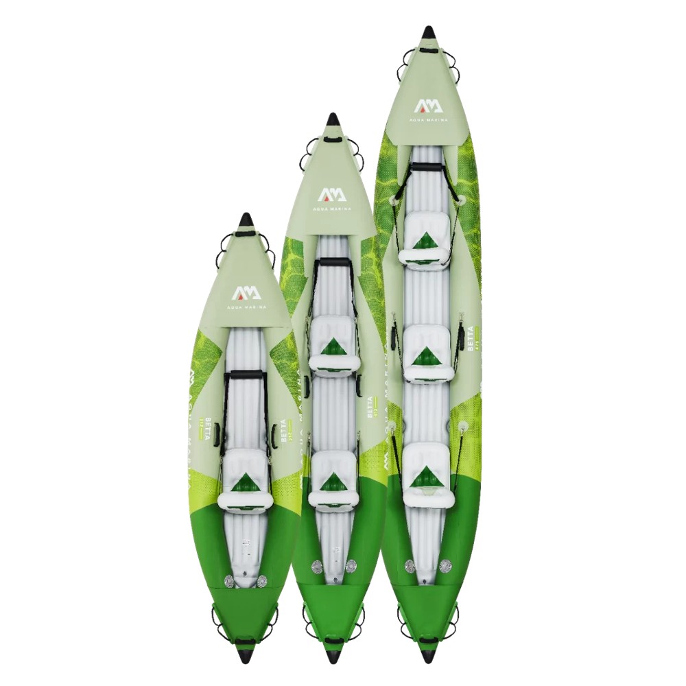 Kayak Aqua Marina Betta Recreational Reinforced 13'6" Pvc Inflatable & Foldable