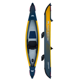 Kayak Aqua Marina Tomahawk High Pressure Series Air-K 375, 1 Person Inflatable & Foldable 2023