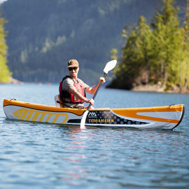 Kayak Aqua Marina Tomahawk High Pressure Series Th-425 2 Person Inflatable & Foldable
