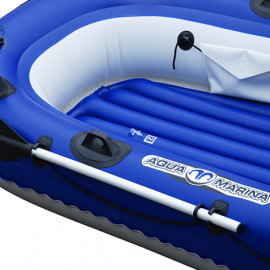 Boat Aqua Marina Wildriver Sports & Fishing 9'3 Inflatable & Foldable With T-18 Electrical Motor