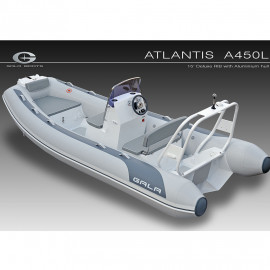 BOAT GALA ATLANTIS Deluxe A450L/A450HL - Aluminum RIBs With Console