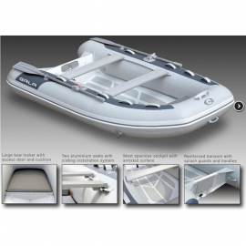 BOAT GALA ATLANTIS Double Deck A240D/A240HD - Aluminum RIBs 